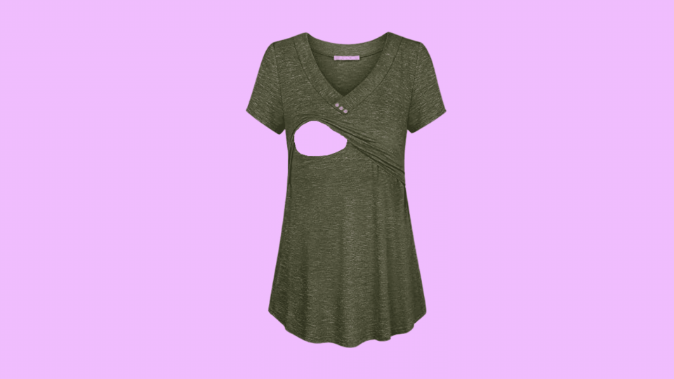 You can wear this maternity top long after you’ve given birth.