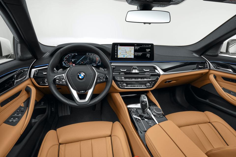 2021 BMW 5 Series Sedan.