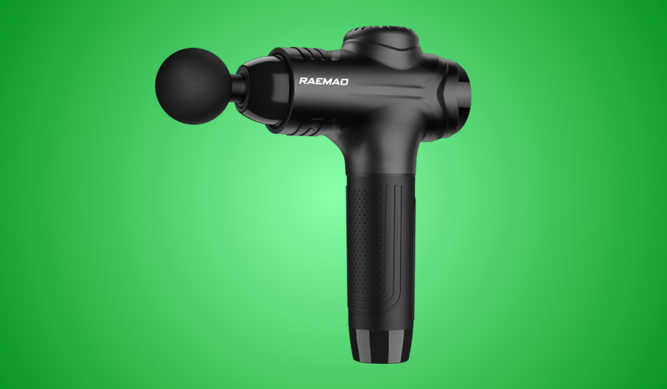 Raemao massage gun.