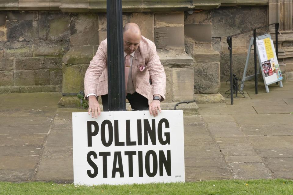 People can vote in person, by post or by sending someone in their place (PA Archive)