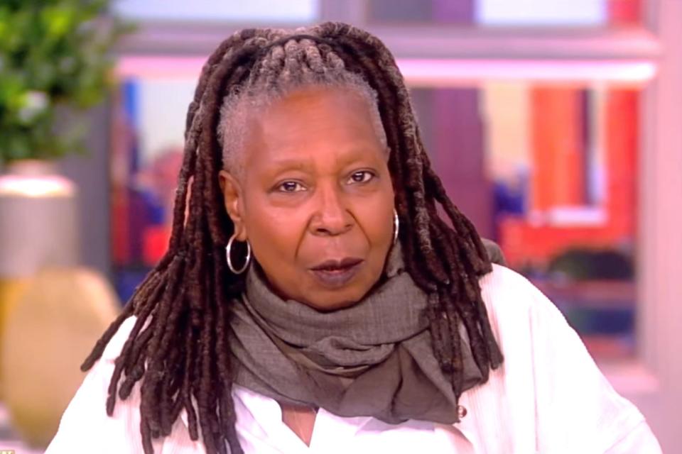 <p>The View/X</p> Whoopi Goldberg on 