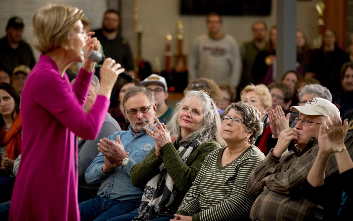 Votes have consistently questioned whether Sen. Elizabeth Warren can defeat President Donald Trump because of the sexist attacks he's likely to throw her way. (Photo: Andrew Harnik/HuffPost)