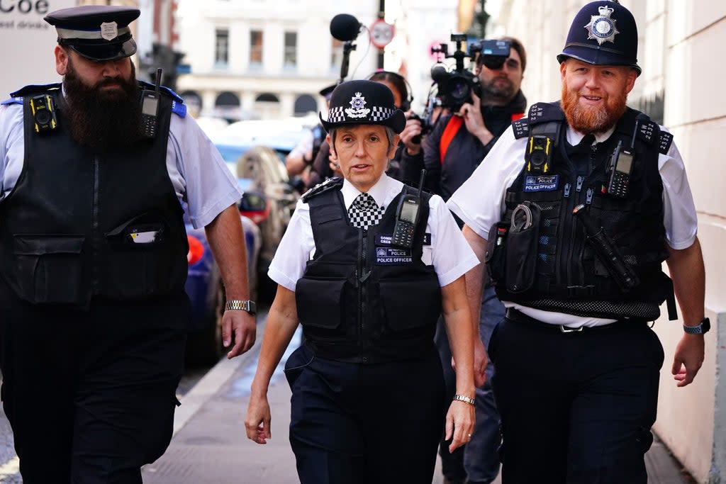 Metropolitan Police Commissioner Dame Cressida Dick (Victoria Jones/PA) (PA Wire)