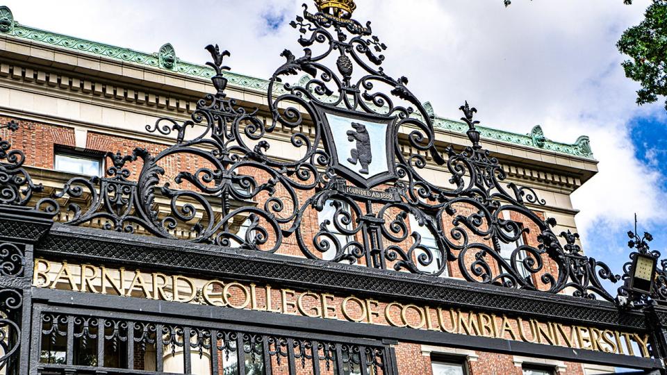 Barnard College front gate