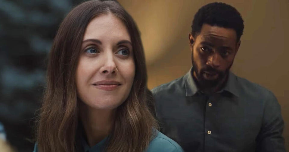 Alison Brie and Jay Ellis in 'Somebody I Used to Know' (Prime Video)