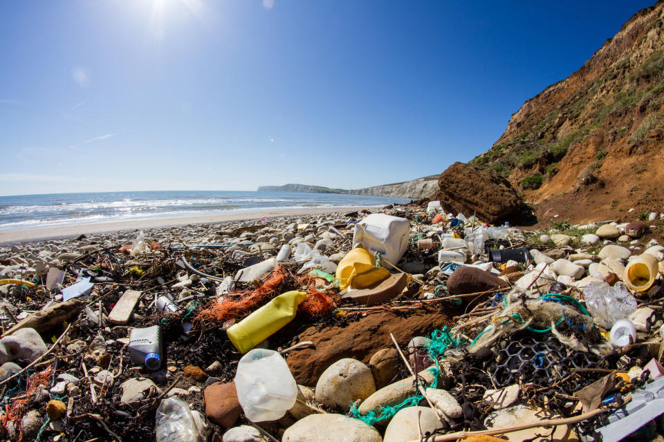 New research has revealed the plastic in our oceans may have changed the planet forever. (Getty Images)