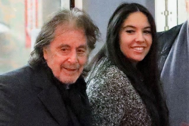 <p>backgrid</p> Al Pacino and girlfriend Noor Alfallah