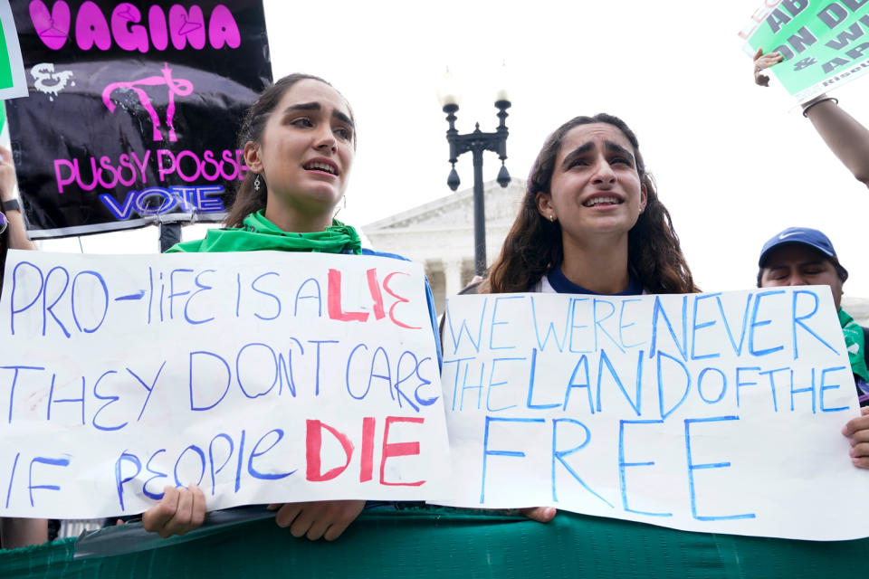 As the Supreme Court Overturns Roe v. Wade , Protests Erupt Around the Country: See the Photos