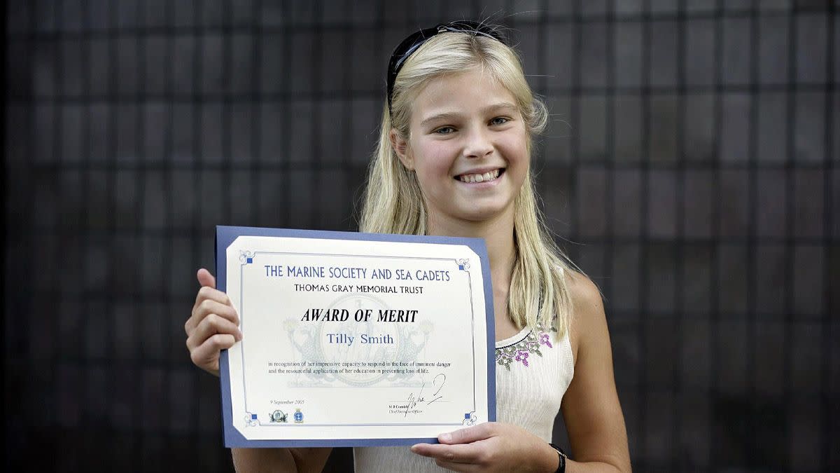 A 10-year-old girl named Tilly Smith implemented quick thinking is credited with warning her parents and thus saving the lives of hundreds of people on a beach on the island of Phuket in Thailand during the 2004 Indian Ocean tsunami. 