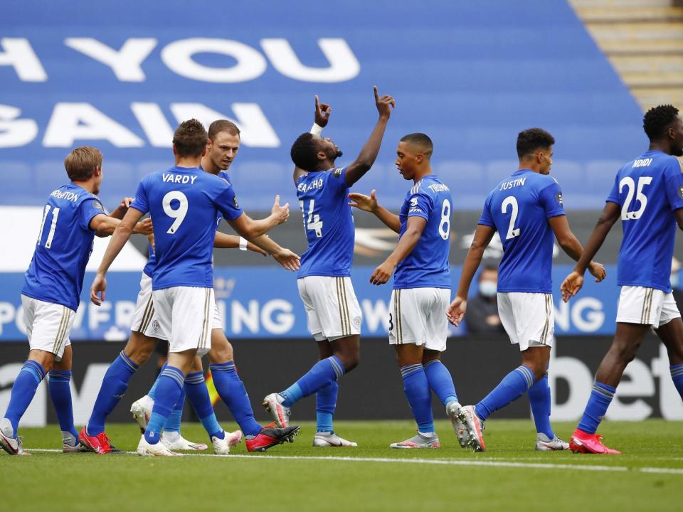 Iheanacho puts Foxes in front: Getty