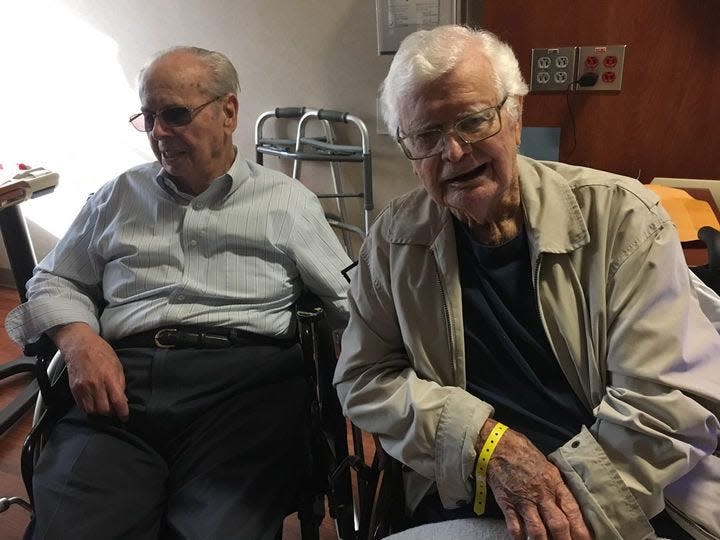 Oscar Norris and his brother Clifford together in 2018. Clifford passed away in 2019 at the age of 93.