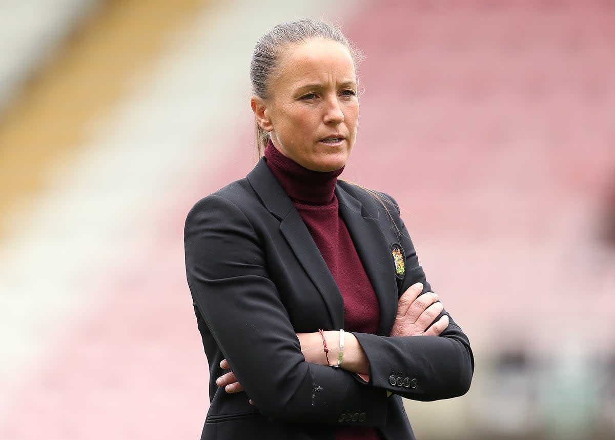 Staying put: Casey Stoney wants to remain in the USA with San Diego Wave (Getty Images)