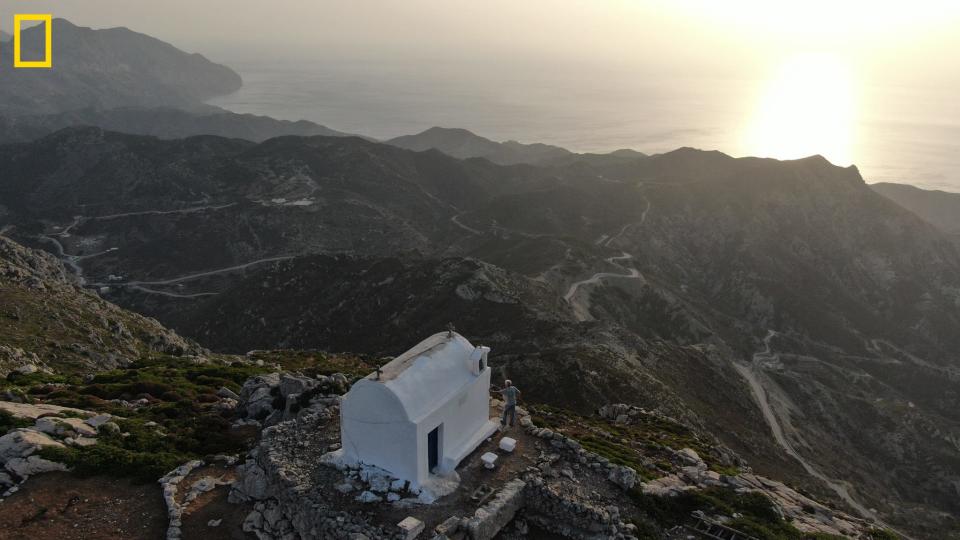 A hike up the Profitis Ilias mountain on Karpathos – one of the lesser-known Greek islands – rewards visitors with scenes of the craggy coast and access to an enchanting white church at the peak.