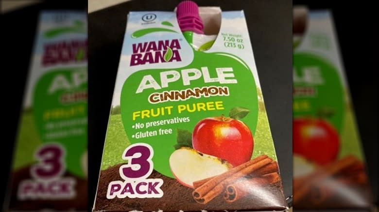 wanabana cinnamon applesauce recall