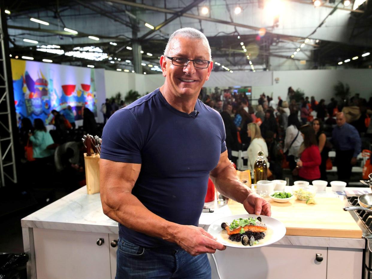 Robert Irvine, a celebrity chef, at the 2015 Food Network & Cooking Channel New York City Wine & Food Festival.