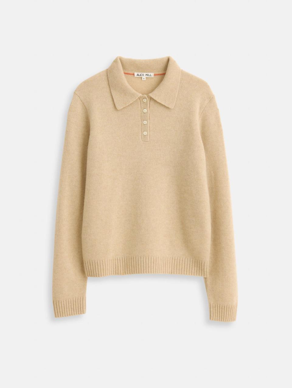 Cashmere Alice Polo Sweater