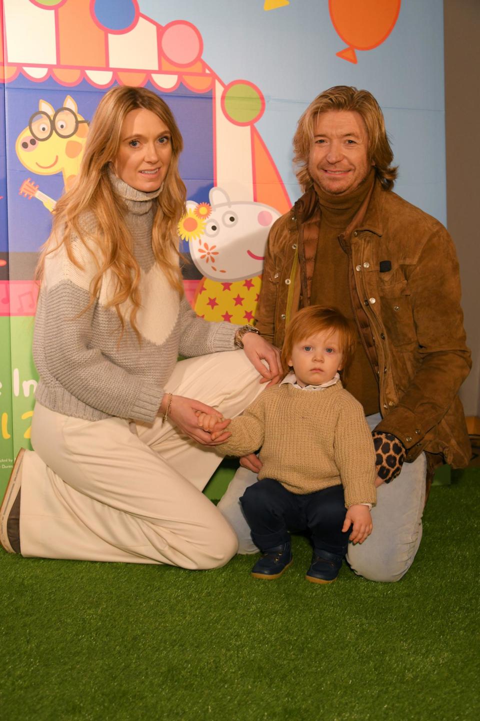 Kelly Simpkin, Nicky Clarke with their son Nico Clarke (Dave Benett/Getty Images)