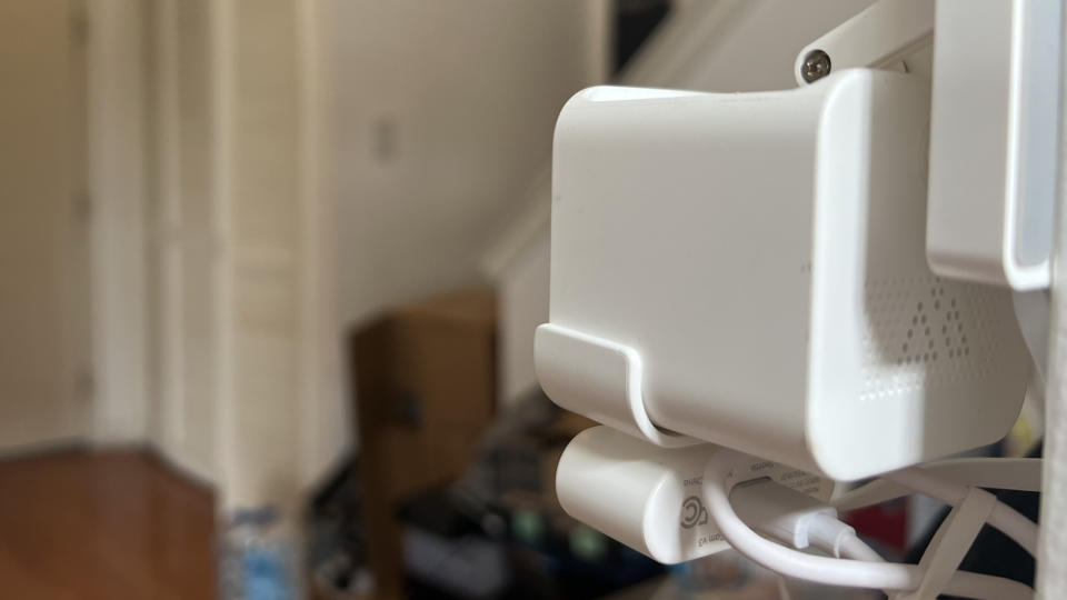 Wyze camera faces entryway for smart home automation