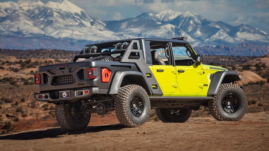 Una camioneta concept de Jeep.