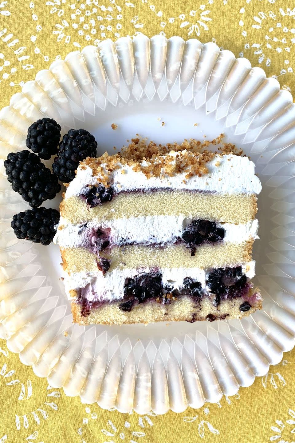 easy no bake desserts like blackberry icebox cake