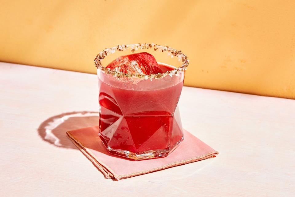 Sour Cherry Mezcal Margarita