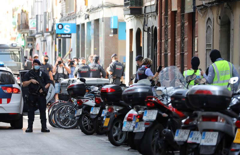 Anti-terrorism operation in Barcelona