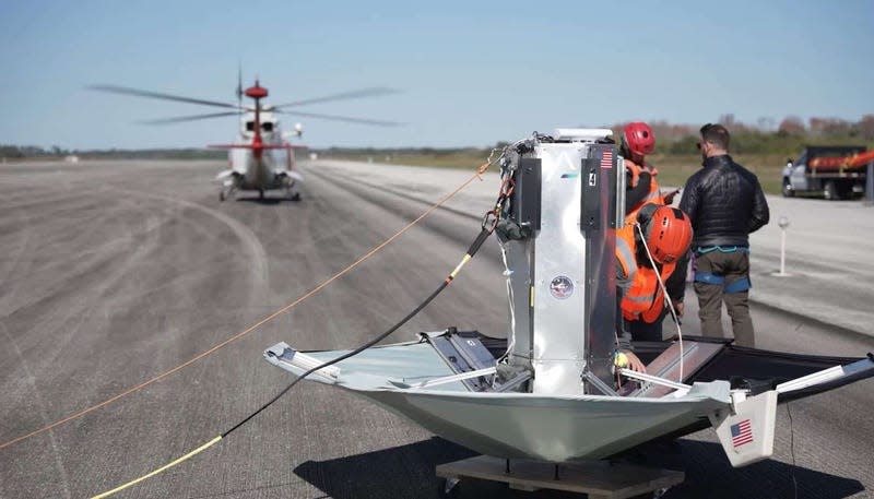 A Sierra Space Ghost vehicle being tested in Florida. - Photo: Sierra Space