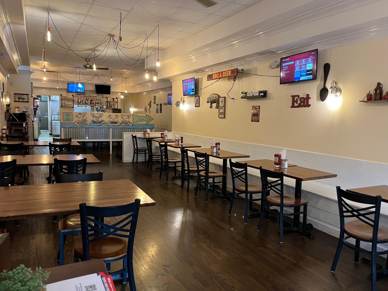 This is the dining room of the Prized Pig in downtown Mishawaka. The owner of the restaurant aims to move to a new location near Battell Park that would provide more seating, parking and an outdoor patio.