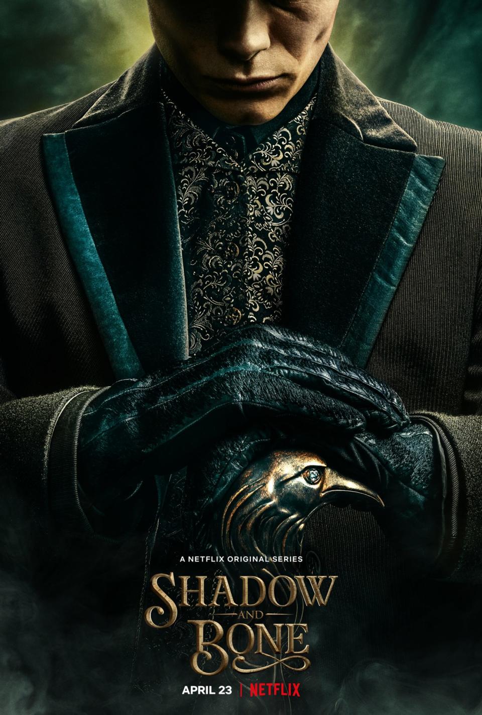 A poster for Shadow and Bone shows Kaz and his cane