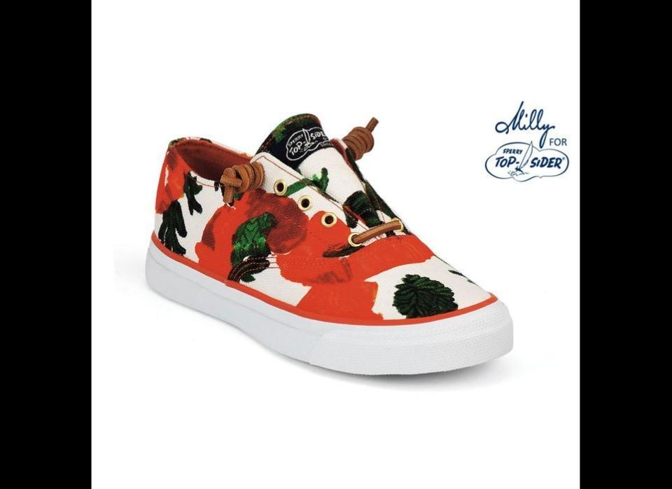 It was only a matter of time these two classically cool companies teamed up for a super chic collab.   To Buy: <a href="http://www.sperrytopsider.com/store/SiteController/sperry/productdetails?catId=&productId=7-139190&skuId=***7********9043431*M075&stockNumber=9043431&showDefaultOption=true&subCatId=cat2400398&subCatTabId=&viewall=&frminv=true" target="_hplink">Milly For Sperry Top-Sider </a>