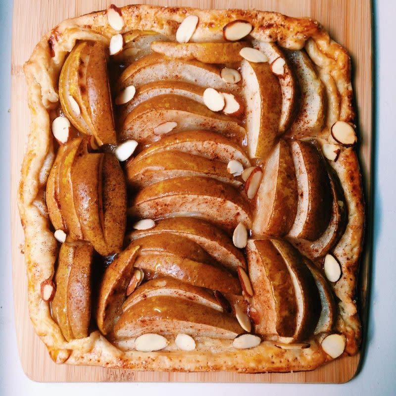 Maple Brown Sugar Pear Galette