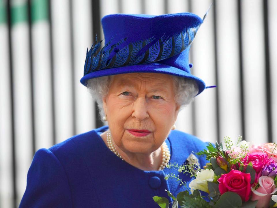 Britain's Queen Elizabeth attends the unveiling on the new memorial to members of the armed services who served and died in the wars in Iraq and Afghanistan, in London, Britain, March 9, 2017.