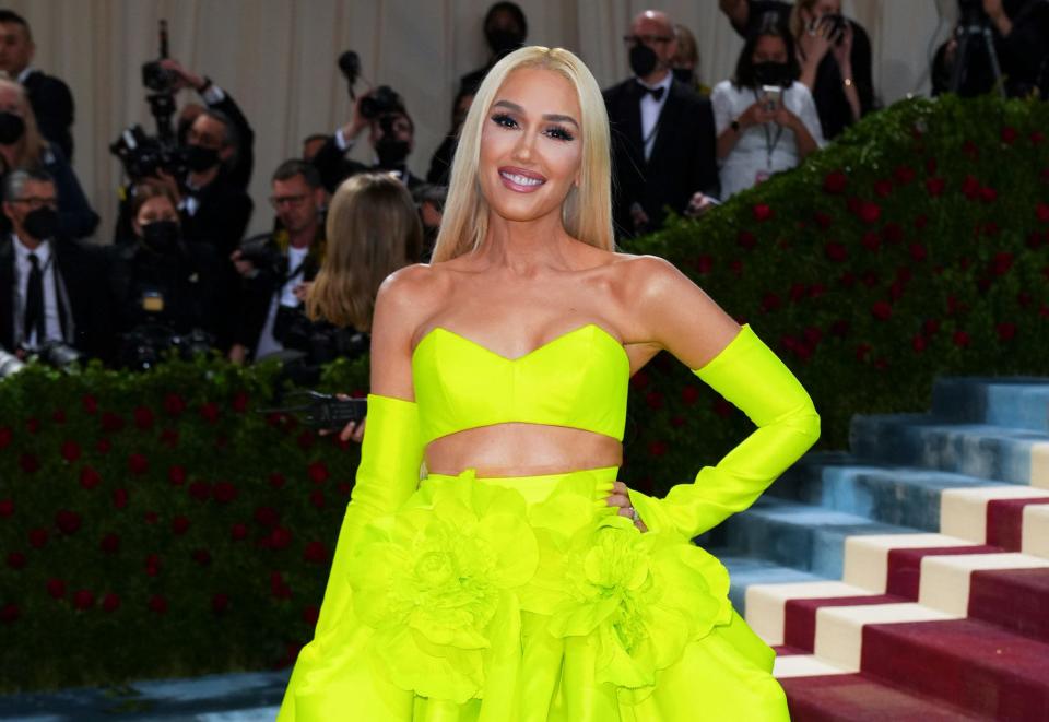 Gwen Stefani at the Met Gala in New York City on May 2, 2022.