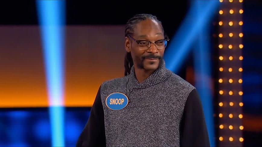 A slightly dismayed looking Snoop. Source: YouTube