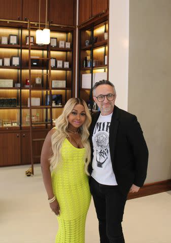 <p>Pixie Productions</p> Phaedra Parks and Alex Ekbatani, founder and president of ette hotels. Photo by Pixie Productions.