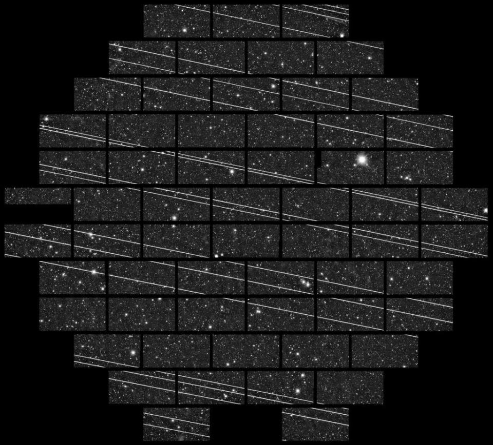 Starlink light pollution