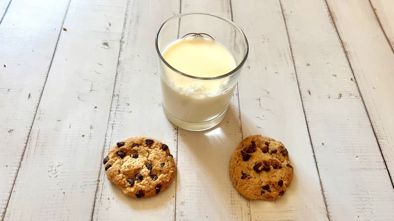 Chips Ahoy! cookies and milk