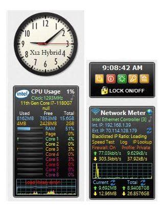 Windows Desktop Gadgets