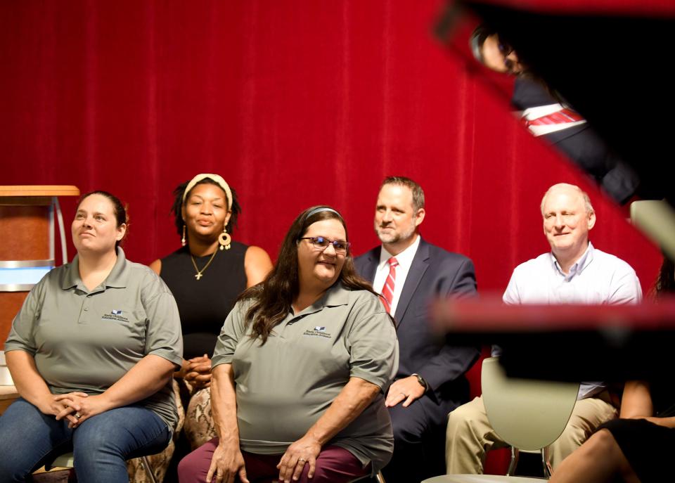 City and community leaders prepare to present their case to the National Civic League on why Alliance should be an 'All-America City' award winner for 2022. Their presentation was streamed live at Alliance High School to a panel of judges from across the country Thursday, July 21, 2022.