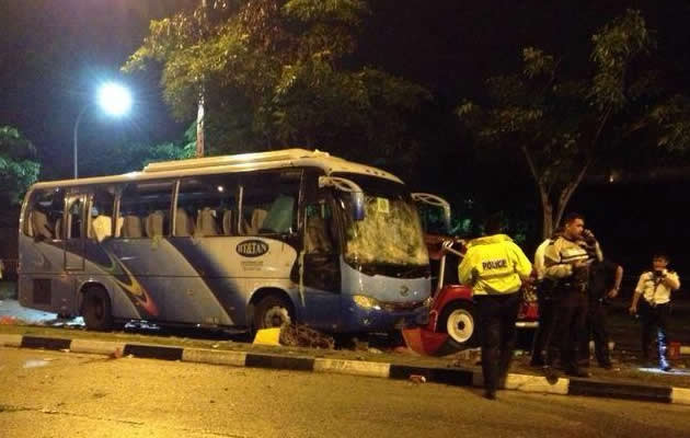 No offence was committed by the bus driver at the centre of the Little India riot that occurred on 8 December last year, said the Attorney-General’s Chambers. (Martin Phneah photo)