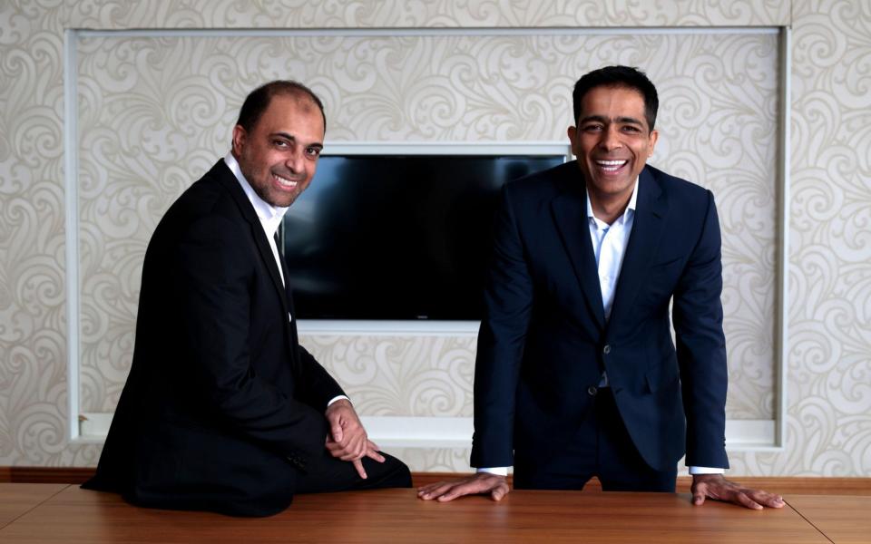Billionaire brothers, Zuber and Mohsin Issa - Jon Super/Alamy Stock Photo
