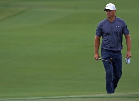 Feb 22, 2018; Palm Beach Gardens, FL, USA; Alex Noren walks up to the green on the ninth during the first round of The Honda Classic golf tournament at PGA National (Champion). Mandatory Credit: Jasen Vinlove-USA TODAY Sports