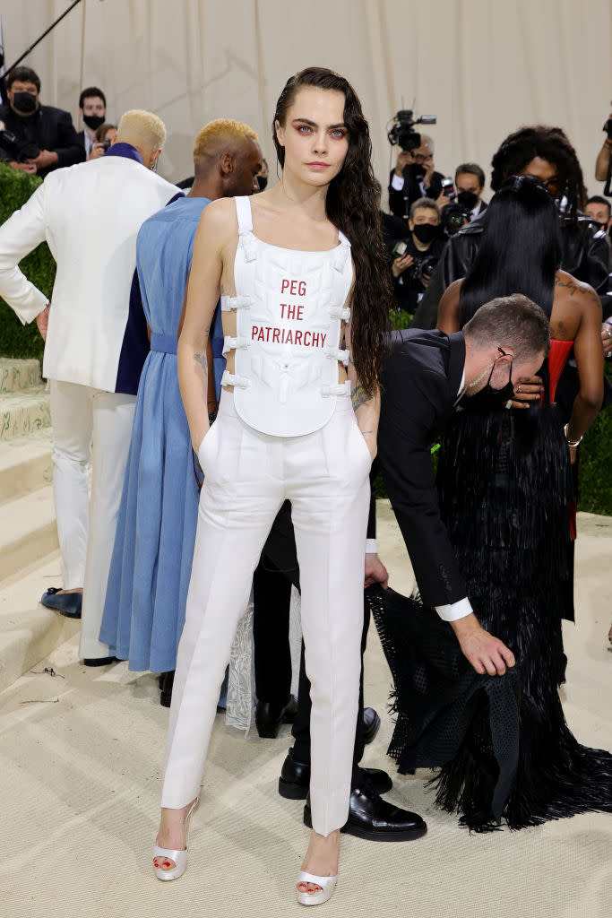 Cara Delevingne at the 2021 Met Gala