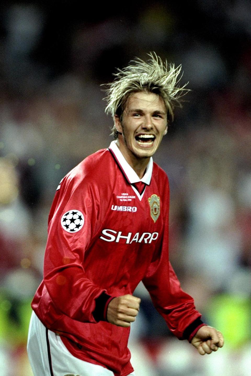 David Beckham playing in Barcelona in 1999 (Getty Images)