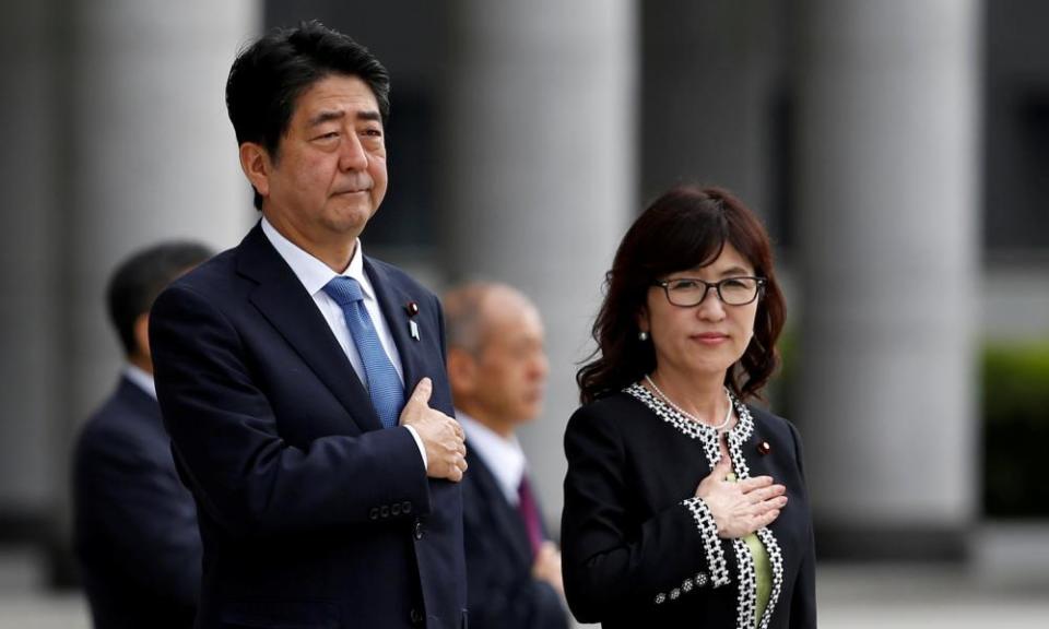 Shinzo Abe and Tomomi Inada