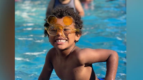 PHOTO: Massiah Browne, 7, is being credited with helping to save a 3-year-old boy from the bottom of a swimming pool. (Tiara Delvalle)