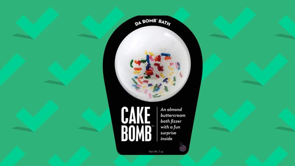 Best gift for wives 2020: Da Bomb Cake Bath Bomb.