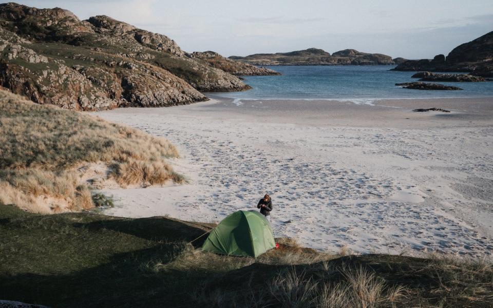 Wild camping on a Scottish island (The Travel Project)