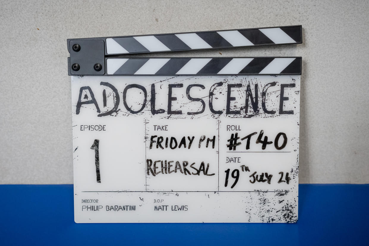 Adolescence clapper board