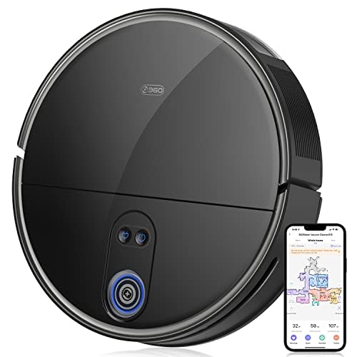 360 S10 Robot Vacuum and Mop, Smart Obstacle Avoidance, AI-Powered 3D Vision, Ultra-Slim Hidden…